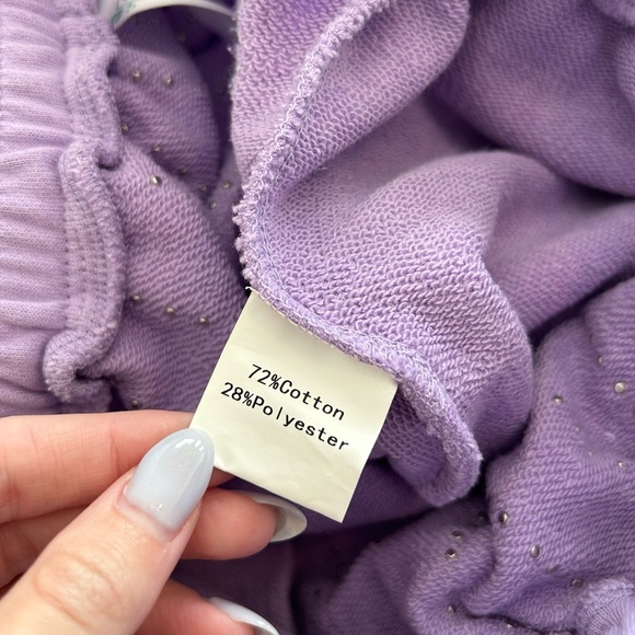 Queen of Sparkles Lavender Pearl Shorts - Picture 7 of 7